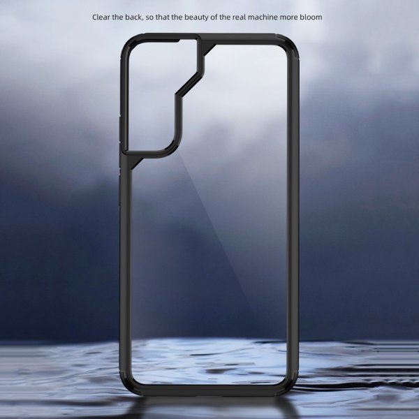 Samsung Galaxy S22 Ultra Case Transparent Back Black