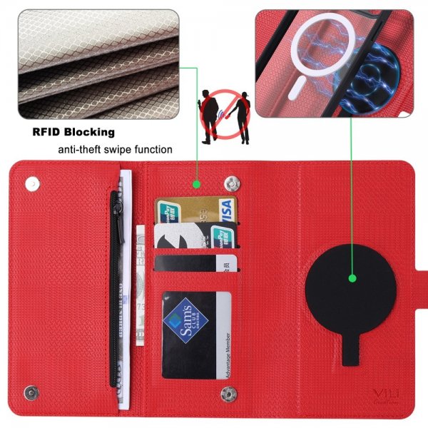Samsung Galaxy S23 FE Cover Detachable Case GHB Series MagSafe Red