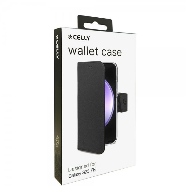 Samsung Galaxy S23 FE Cover Wally Wallet Case Black