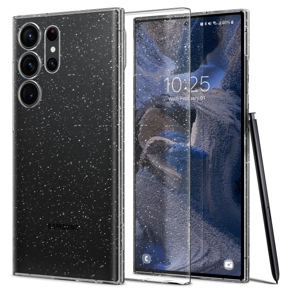 Samsung Galaxy S23 Ultra Case Air Skin Glitter Crystal Quartz
