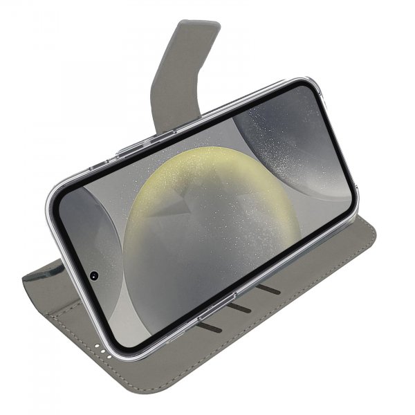 Samsung Galaxy S24 Cover Wally Wallet Case Black