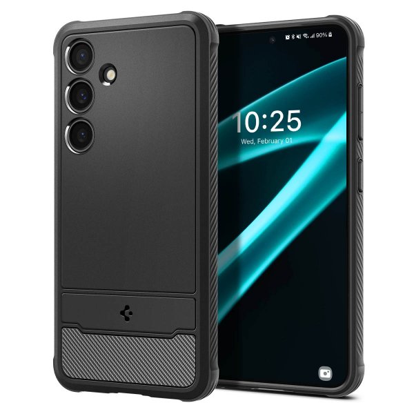 Samsung Galaxy S24 Plus Case Rugged Armor Matte Black