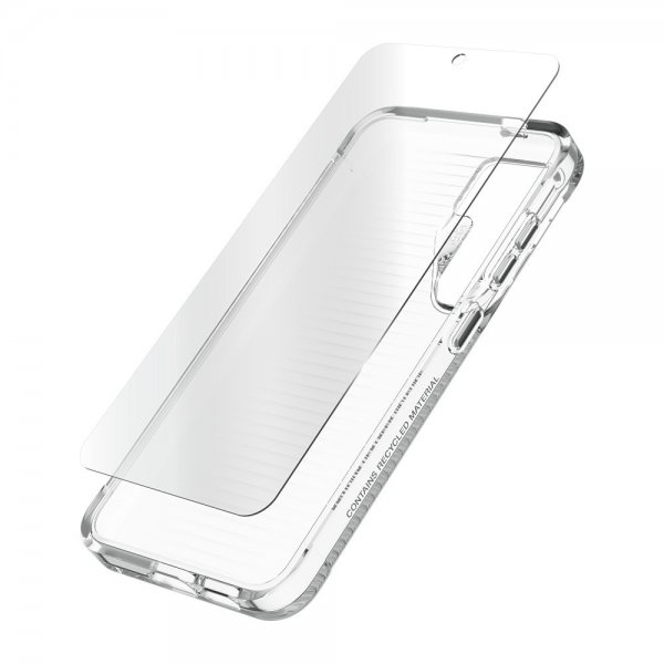 Samsung Galaxy S24 Case and Screen Protector Luxe & Glass 360 Protect Bundle