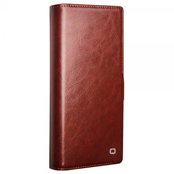 Samsung Galaxy S24 Ultra Cover Genuine Leather Card Slot Brown