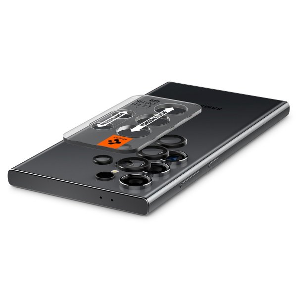 Samsung Galaxy S24 Ultra Camera Protector GLAS.tR EZ Fit Optik Pro 2-pack Black