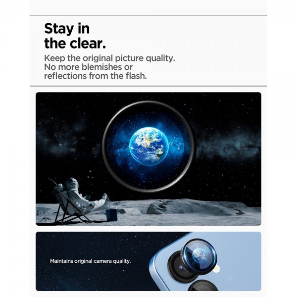 Samsung Galaxy S25 Plus Camera Protector GLAS.tR EZ Fit Optik Pro 2-pack Black