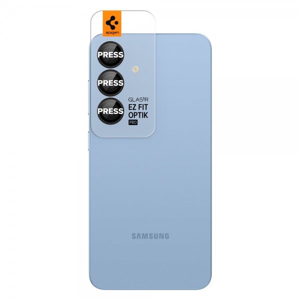 Samsung Galaxy S25 Plus Camera Protector GLAS.tR EZ Fit Optik Pro 2-pack Black
