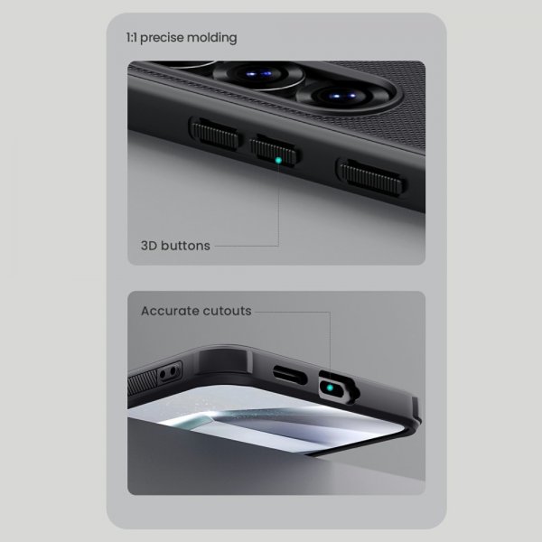 Samsung Galaxy S25 Plus Case Super Frosted Shield Pro MagSafe Black