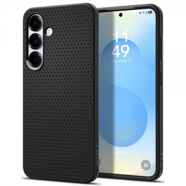 Samsung Galaxy S25 Case Liquid Air Matte Black