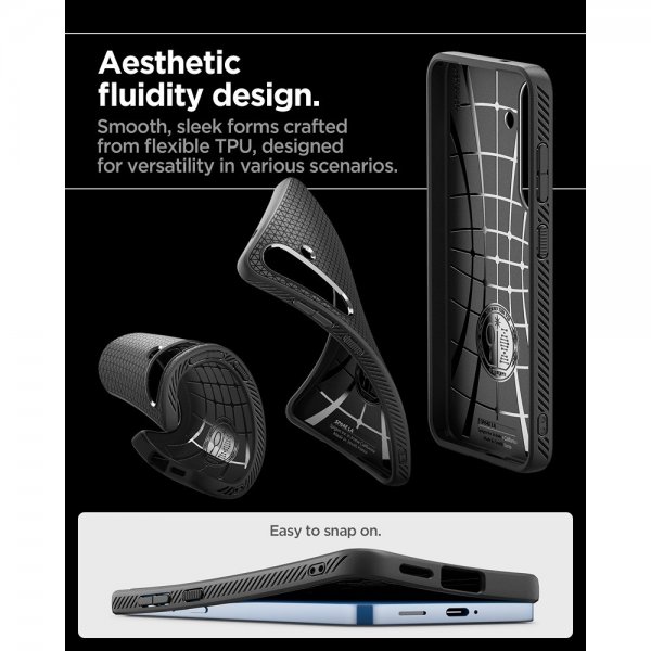 Samsung Galaxy S25 Case Liquid Air Matte Black