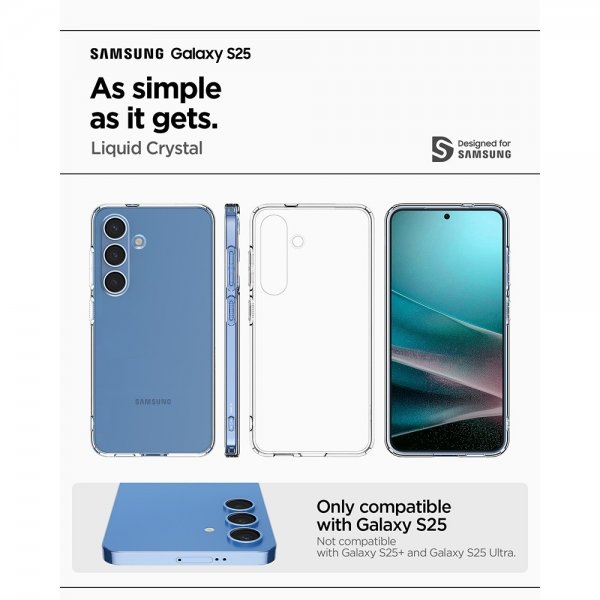 Samsung Galaxy S25 Case Liquid Crystal Crystal Clear