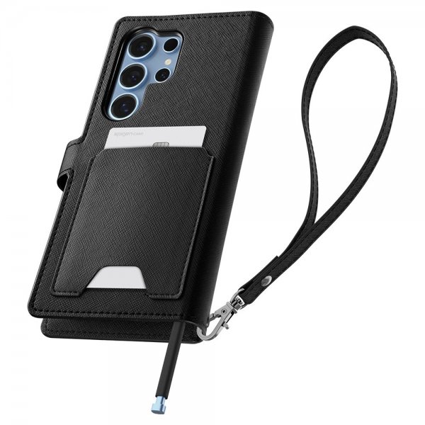 Samsung Galaxy S25 Ultra Cover Wallet S Black