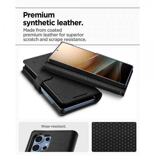 Samsung Galaxy S25 Ultra Cover Wallet S Black