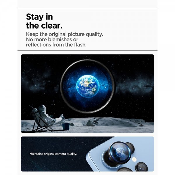 Samsung Galaxy S25 Ultra Camera Protector GLAS.tR EZ Fit Optik Pro 2-pack Black