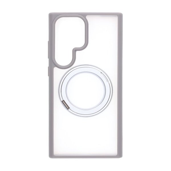 Samsung Galaxy S25 Ultra Case Rotatable Stand Grey