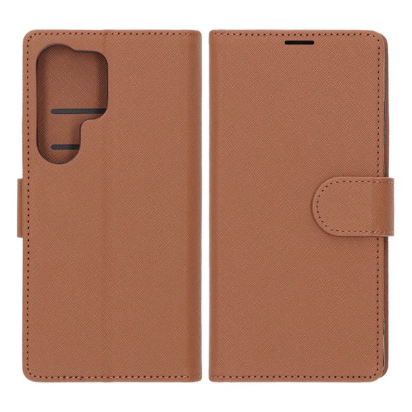 Samsung Galaxy S25 Ultra Cover 3 Card slots Brown