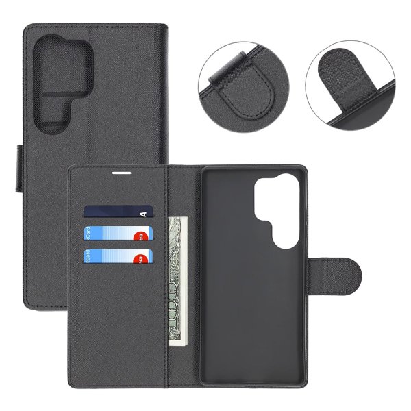 Samsung Galaxy S25 Ultra Cover 3 Card slots Black