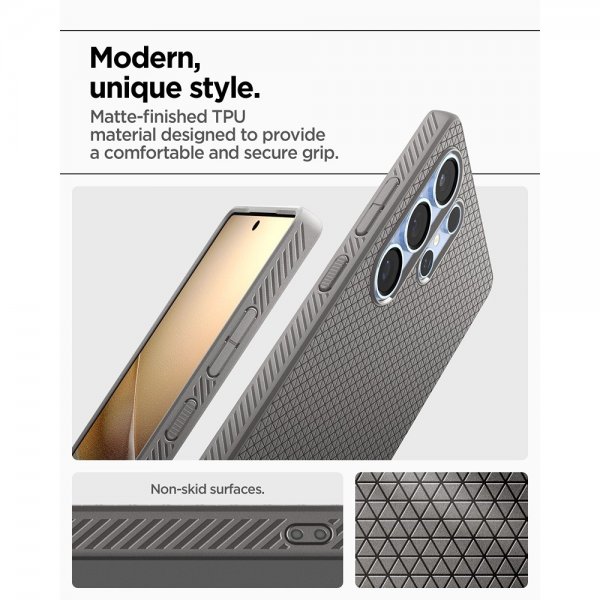 Samsung Galaxy S25 Ultra Case Liquid Air Marble Gray