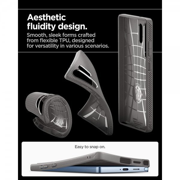 Samsung Galaxy S25 Ultra Case Liquid Air Marble Gray