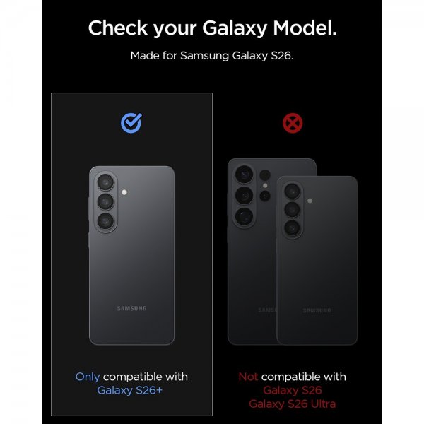 Samsung Galaxy S26 Plus Camera Protector GLAS.tR EZ Fit Optik Pro 2-pack Black