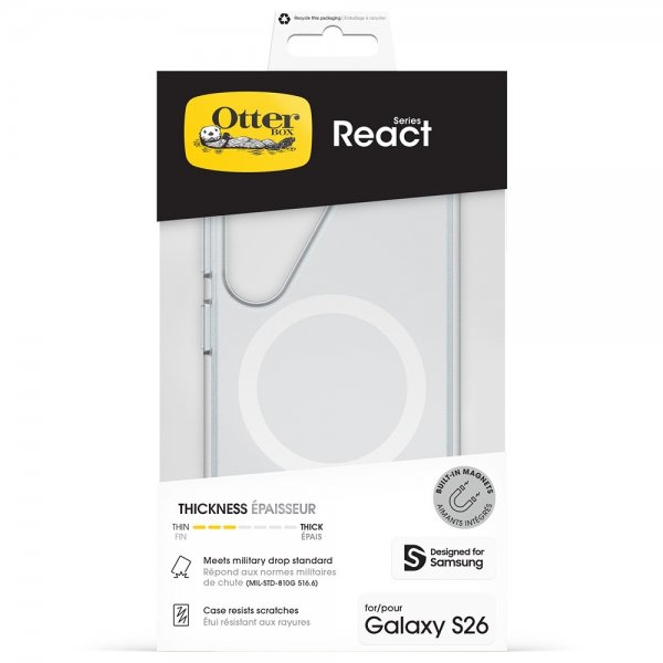 Samsung Galaxy S26 Case React MagSafe Transparent