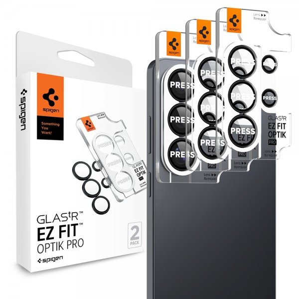 Samsung Galaxy S26 Ultra Camera Protector GLAS.tR EZ Fit Optik Pro 2-pack Black