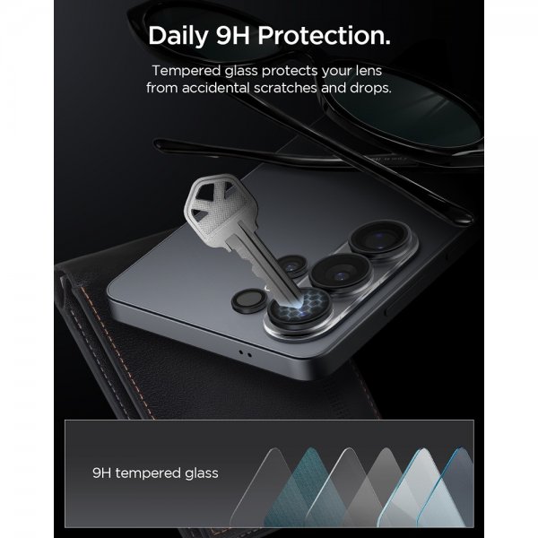 Samsung Galaxy S26 Ultra Camera Protector GLAS.tR EZ Fit Optik Pro 2-pack Black