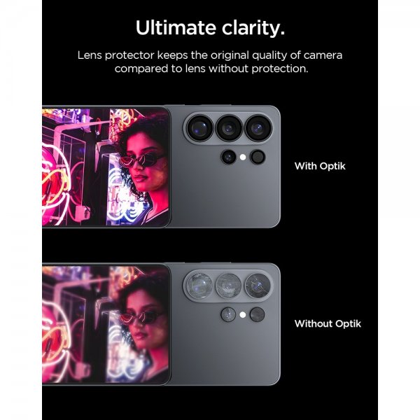 Samsung Galaxy S26 Ultra Camera Protector GLAS.tR EZ Fit Optik Pro 2-pack Black