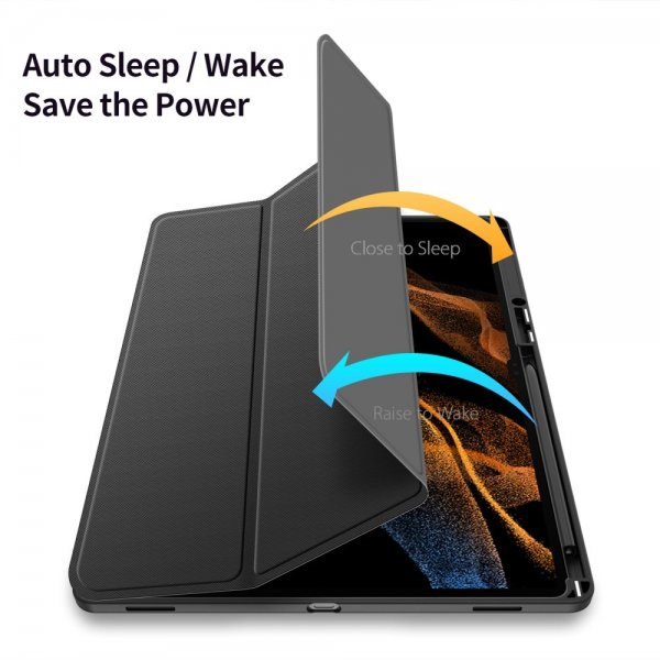 Samsung Galaxy Tab S9 Ultra Cover TOBY Series Black