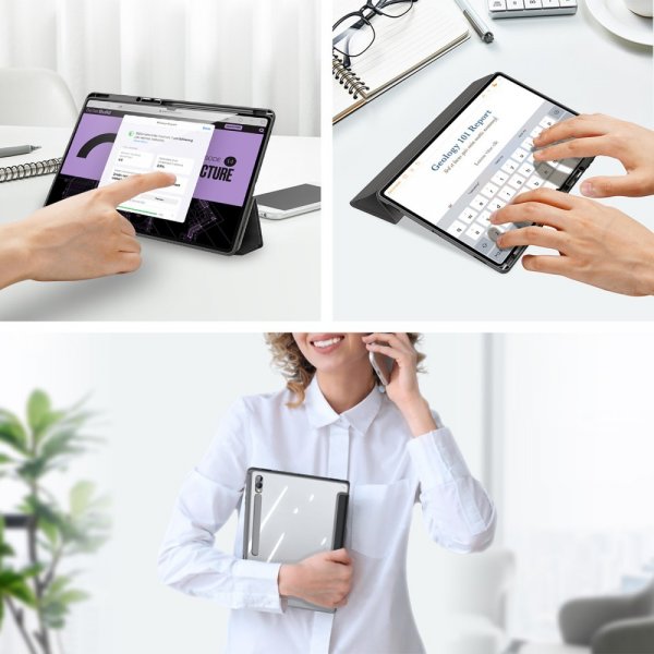 Samsung Galaxy Tab S9 Ultra Cover TOBY Series Black