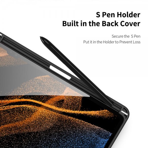Samsung Galaxy Tab S9 Ultra Cover TOBY Series Black