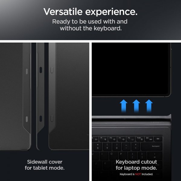 Samsung Galaxy Tab S8 Ultra/S9 Ultra/S10 Ultra Case Thin Fit Pro Black
