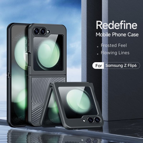 Samsung Galaxy Z Flip 6/Flip 7 FE Case Aimo Series Black
