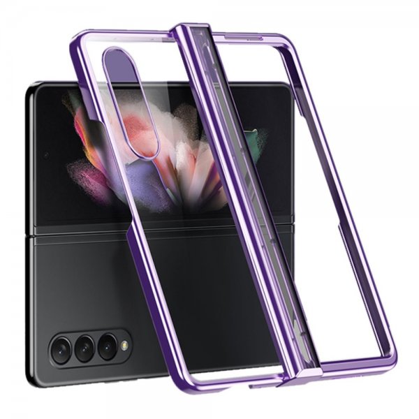 Samsung Galaxy Z Fold 4 Case Plated Edge Purple