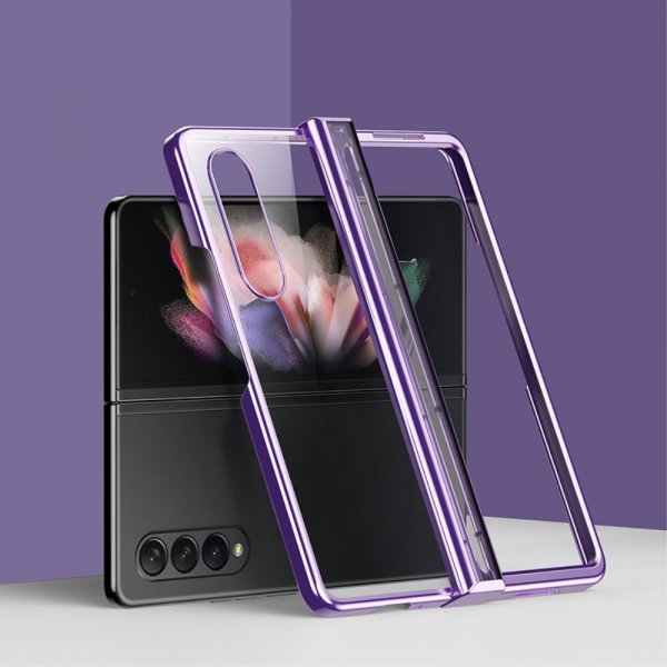 Samsung Galaxy Z Fold 4 Case Plated Edge Purple