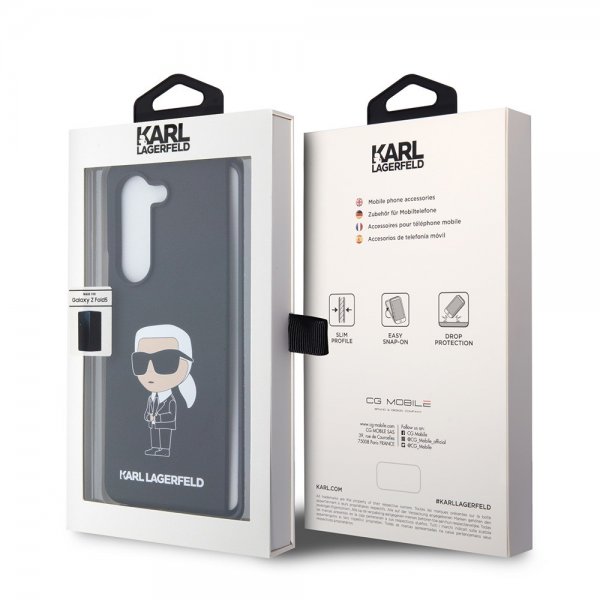 Samsung Galaxy Z Fold 5 Case Ikonik Metal Pin Black