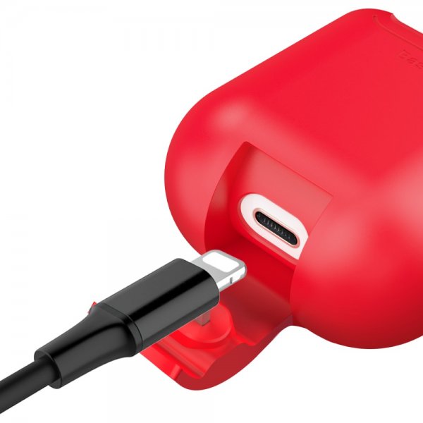 AirPods 1/2 Case Silicone Red