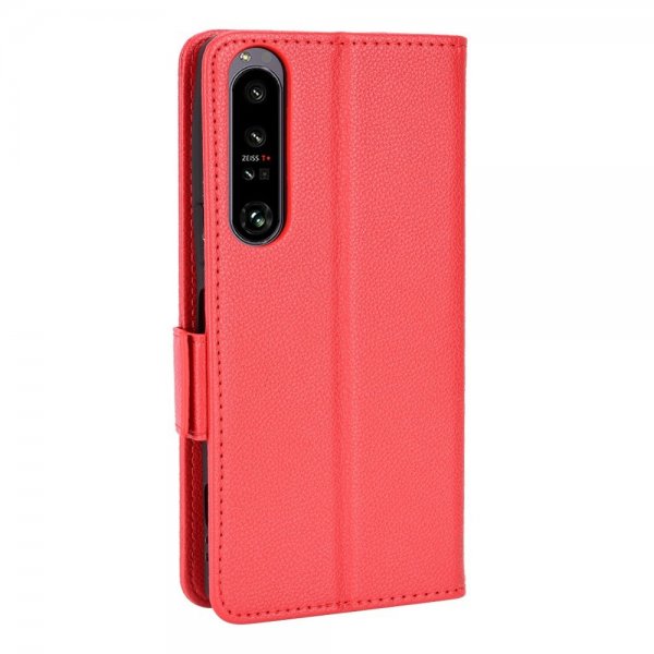Sony Xperia 1 IV Cover with Card Slot Red