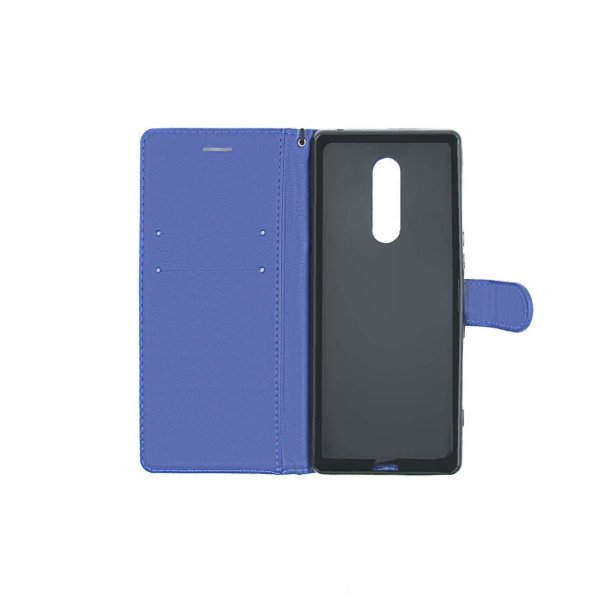 Sony Xperia 1 Cover with Stand Blue