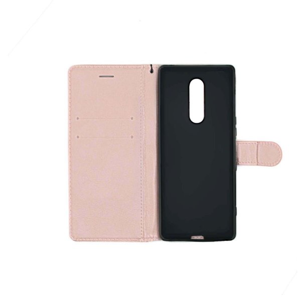 Sony Xperia 1 Cover with Stand Pink