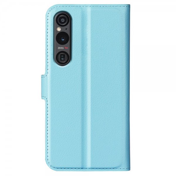 Sony Xperia 1 VI Cover Litchi Blue