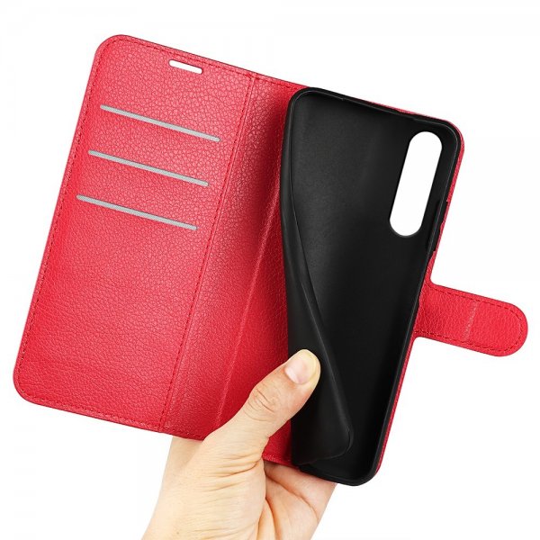 Sony Xperia 1 VI Cover Litchi Red