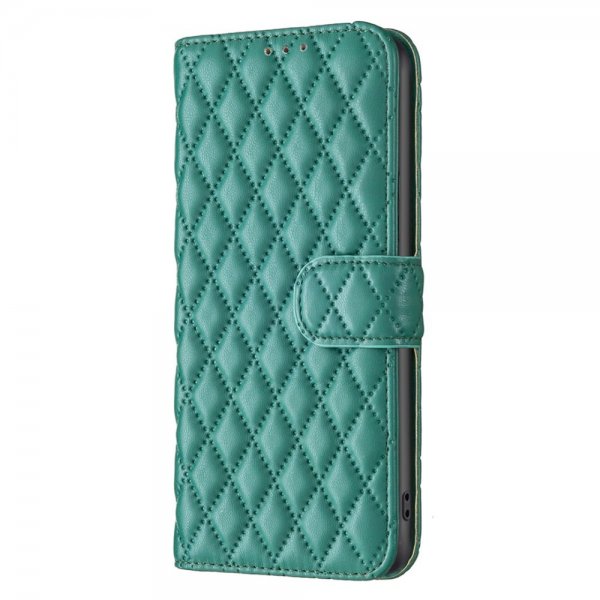 Sony Xperia 1 VI Cover Rhombus Pattern Green