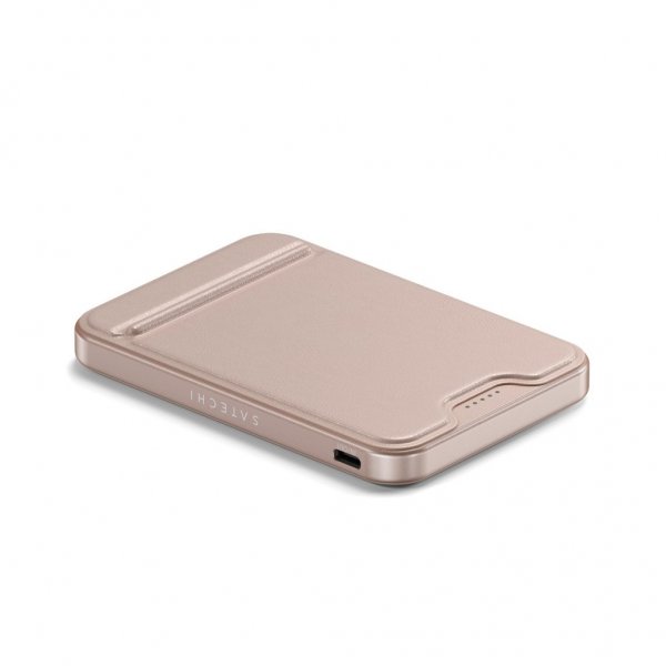 OntheGo Qi2 5K MagSafe-powerbank with stand Desert Rose