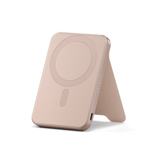 OntheGo Qi2 5K MagSafe-powerbank with stand Desert Rose