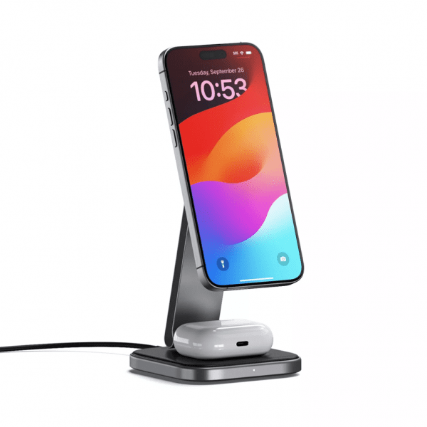 Wireless charger 2-in-1 Foldable Qi2 Wireless Charging Stand MagSafe