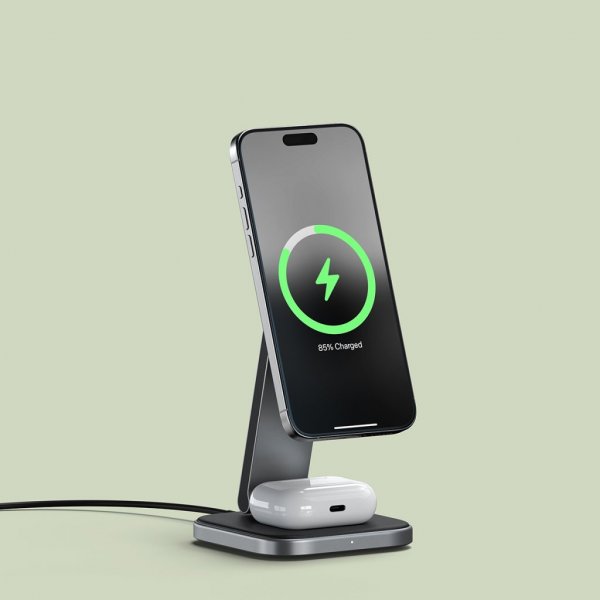 Wireless charger 2-in-1 Foldable Qi2 Wireless Charging Stand MagSafe