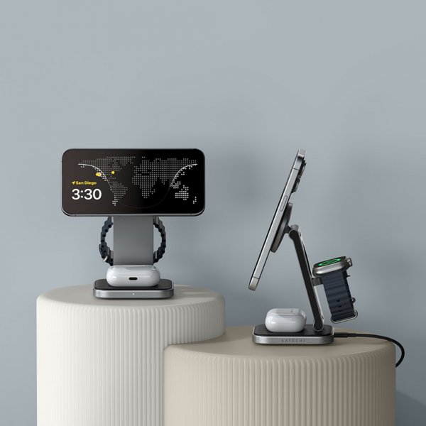 Wireless charger 3-in-1 Foldable Qi2 Wireless Charging Stand MagSafe