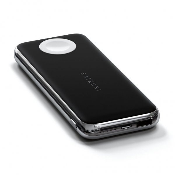 Quatro Powerbank with Qi-Charging and Apple Watch Charging