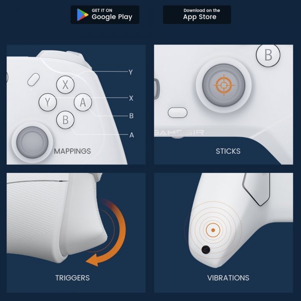 T4 Cyclone Wireless Game Control Multiplatform White